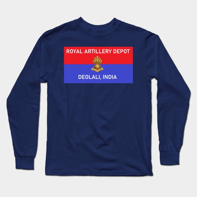 Royal Artillery Depot Deolali, India Long Sleeve T-Shirt by Limb Store